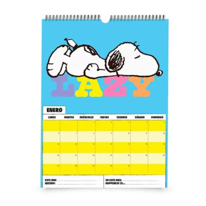 Calendario Snoopy Mooving 2026 Calendario Snoopy Mooving 2026