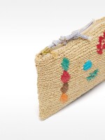 Bolso Multifuncional De Rafia L multicolor