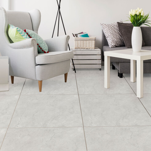 Ceramica 43X43 Brillante Marmolado GAMAS DE GRIS