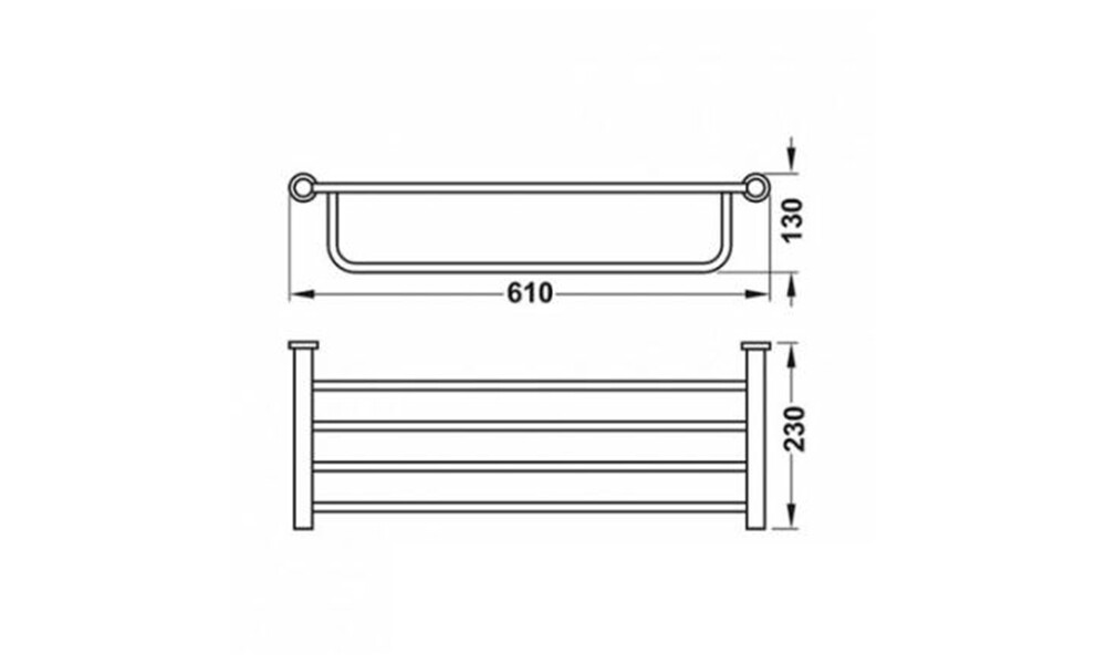Estante toallero 3812B Estante Toallero 3812b