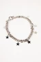 POCKET CHAIN STARS Plateado