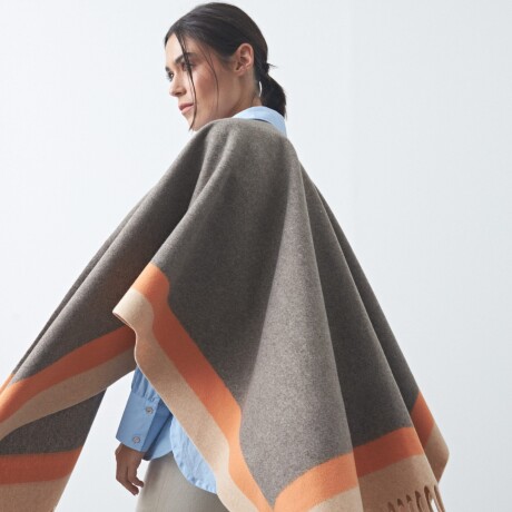 PONCHO OUZO Gris Melange