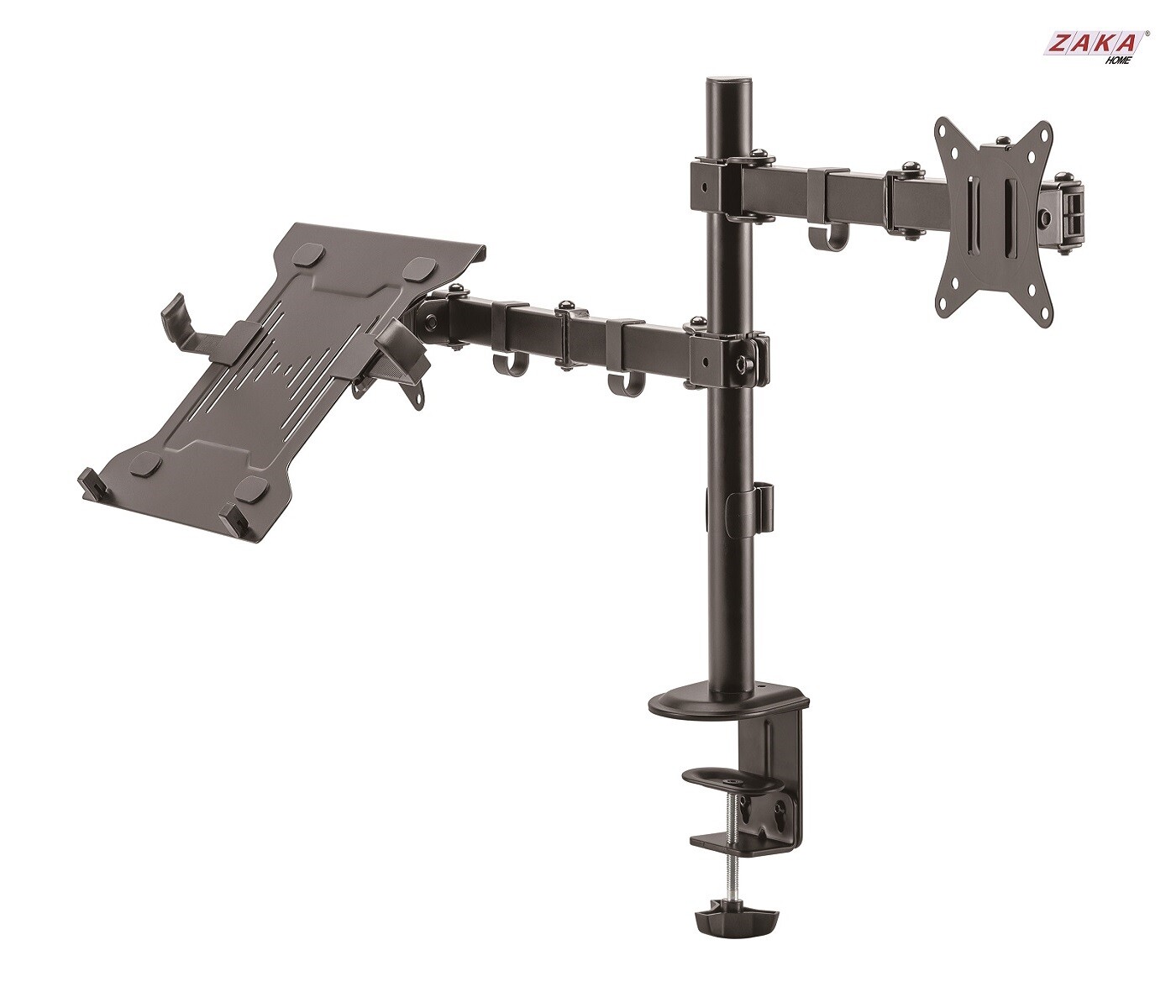 SOPORTE DOBLE BRAZO MONITOR Y NOTEBOOK MOVIL DE 17' A 32' !! 