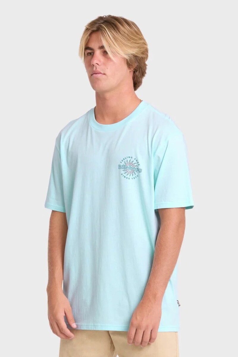 REMERA SINGLE FIN PREMIUM SS A-azul