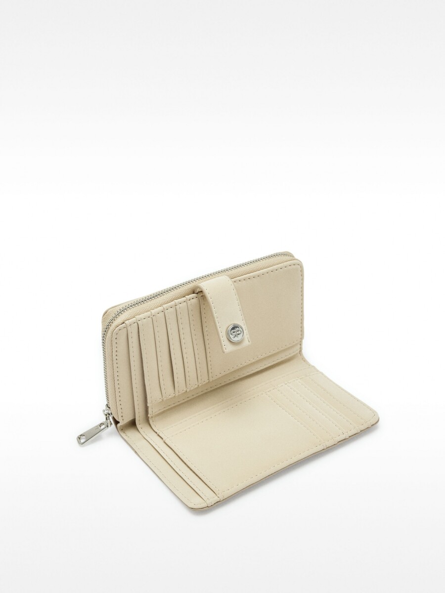 Cartera Con Textura Suave crudo