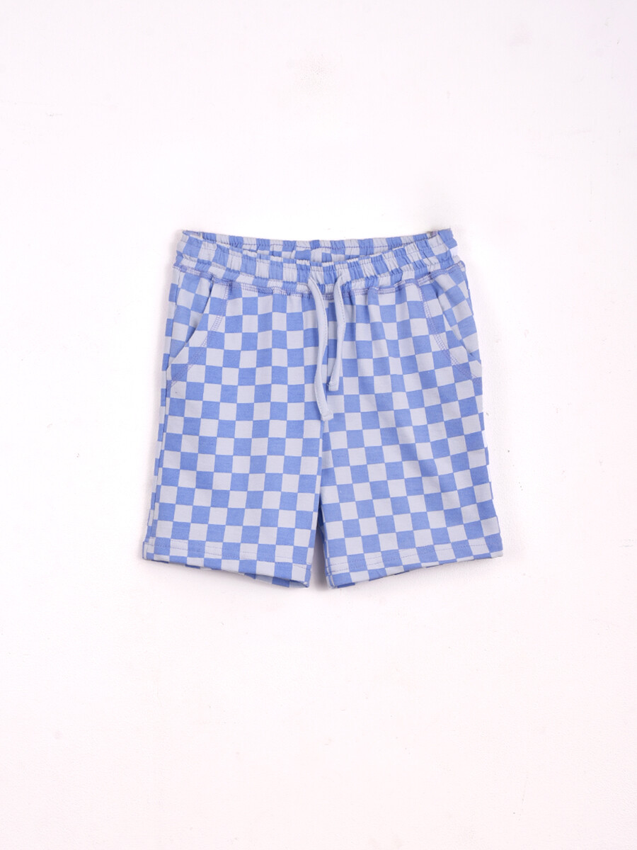 SHORT ARAM PACK X2 - AZUL CLARO 
