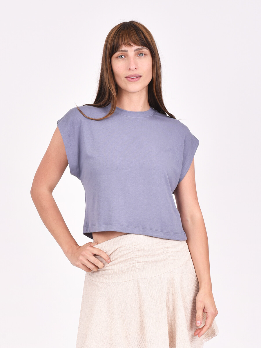 REMERA ZARAGOZA - AZUL PIEDRA 