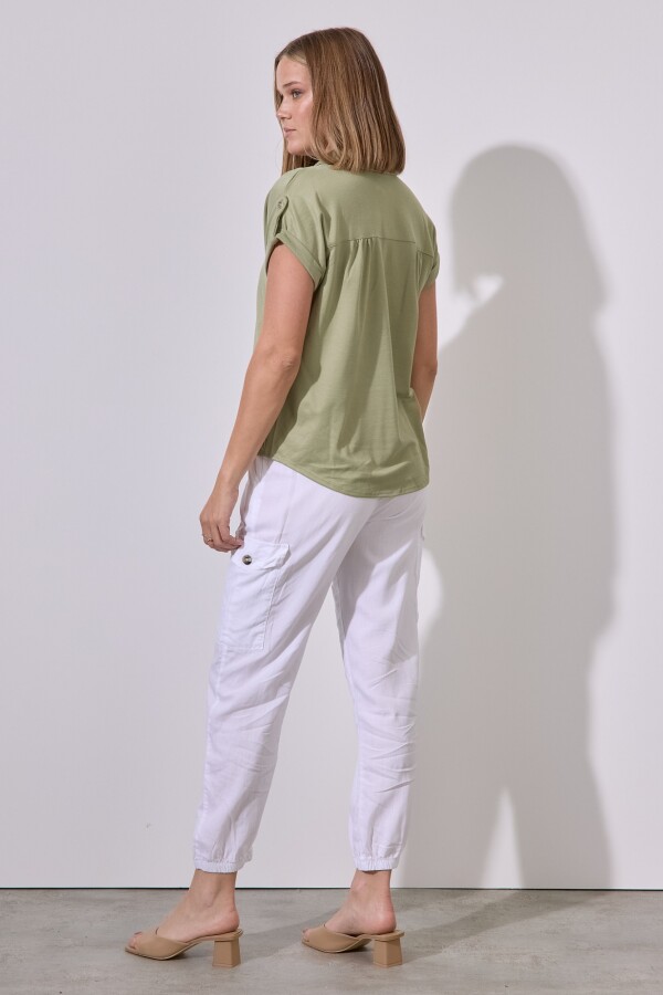 Blusa Botones VERDE