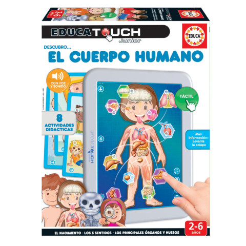 Puzzle El Cuerpo Humano Touch Rompecabezas Tactil Educa Puzzle El Cuerpo Humano Touch Rompecabezas Tactil Educa