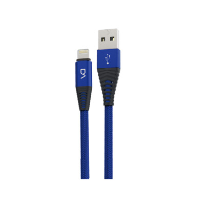 Cable USB a Lightning Iphone 1mts 2.1A Azul Cable USB a Lightning Iphone 1mts 2.1A Azul