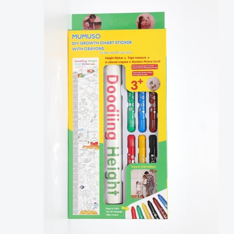 PEGATINA PARA TABLA DE CRECIMIENTO CON CRAYONES (9 UDS) PEGATINA PARA TABLA DE CRECIMIENTO CON CRAYONES (9 UDS)