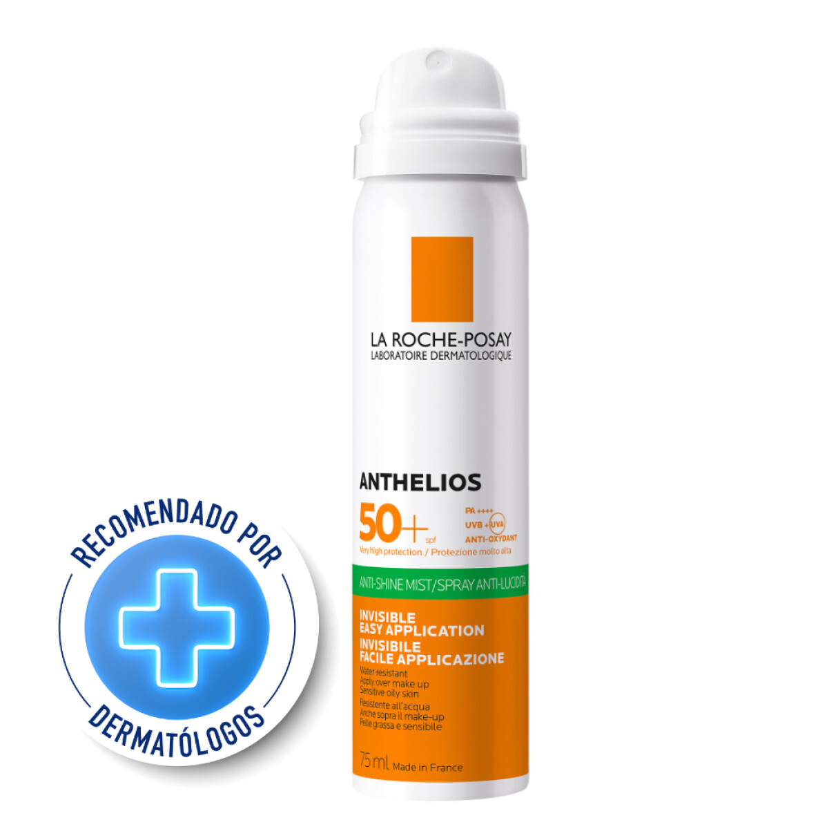 Protector Solar Facial La Roche-Posay Anthelios Bruma Invisible FPS50+ 75ml 