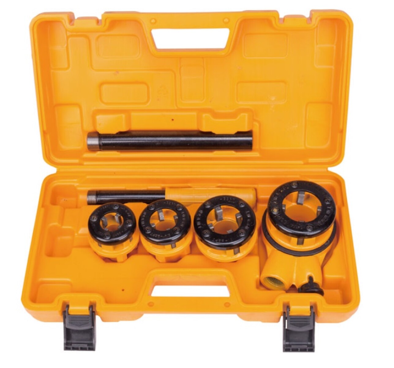 DINGQI JUEGO 4 PIEZAS MACHOS TERRAJA CAÑO METALICO 1/2-3/4-1 