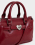 City Romántico Cartera City Con Broche - Rojo Medio