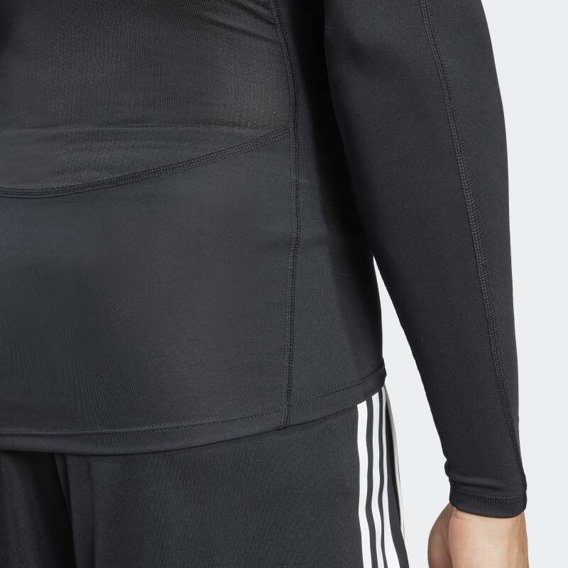 Remera Adidas Manga Larga Techfit Negro