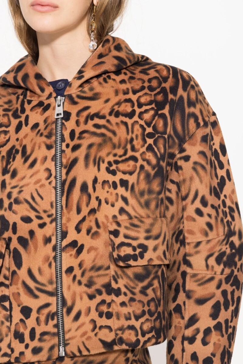 Hoodie Animal Leopardo