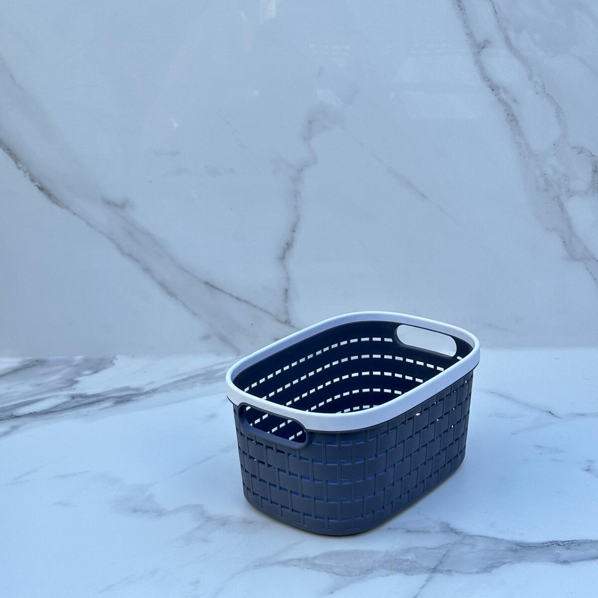 Canasto Organizador Polipropileno Alto 12cm x Ancho 17cm x Largo 24cm 