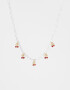 Collares Cortos Frutas Collar Con Perlas "cherry" - Dorado