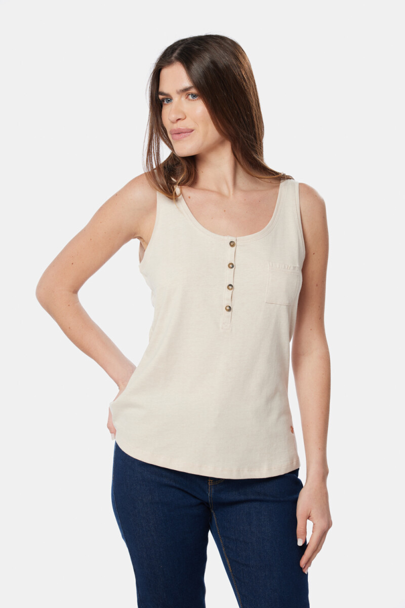 MUSCULOSA LISA - Beige 