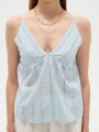 Musculosa Cusia Celeste Claro