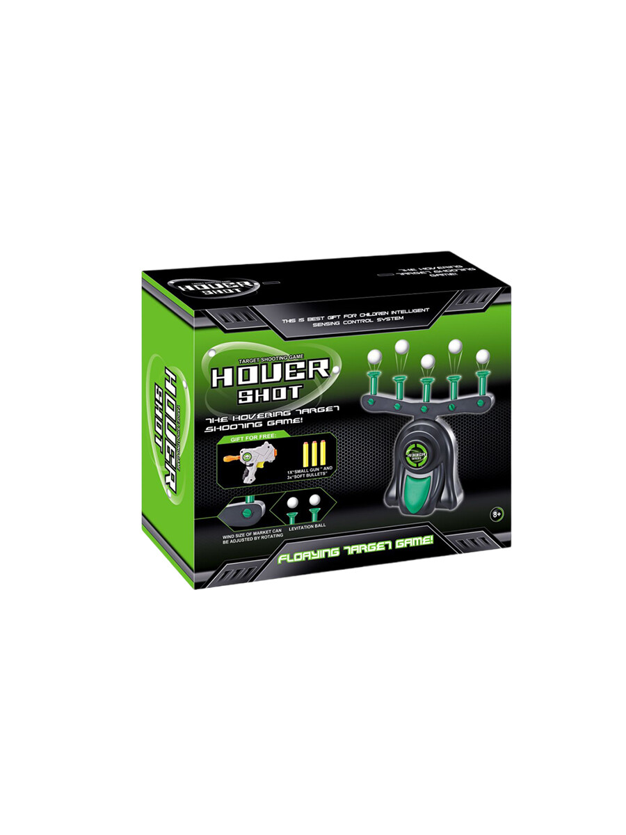 PISTOLA CON OBJETIVO CARGA USB - NEGRO 