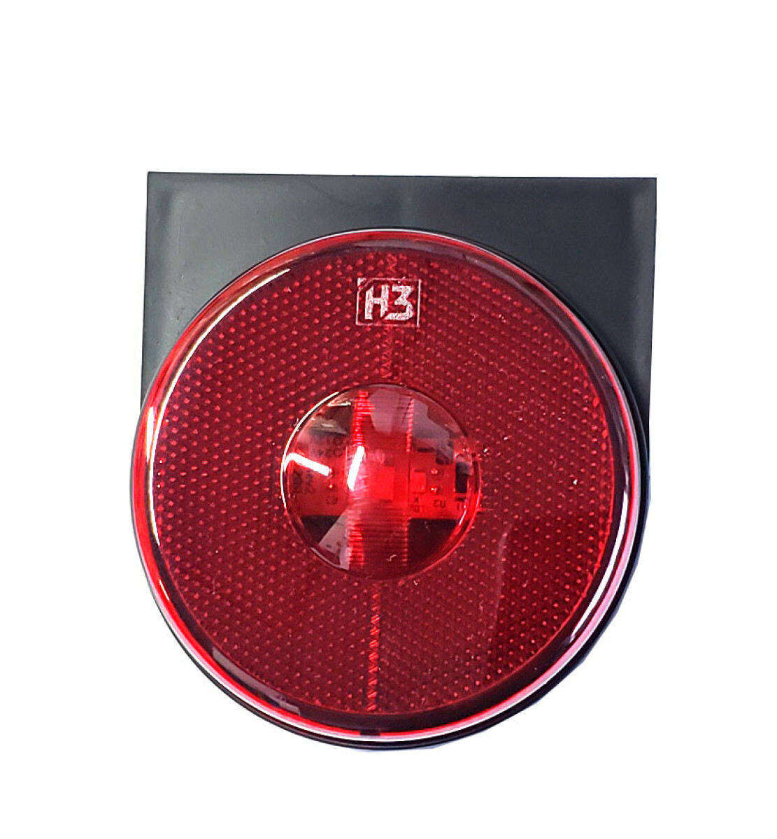 FAROL - LATERAL LED 88MM C/SOPORTE ROJO 12-24V FICHA 2T H3 COMPONENTES 