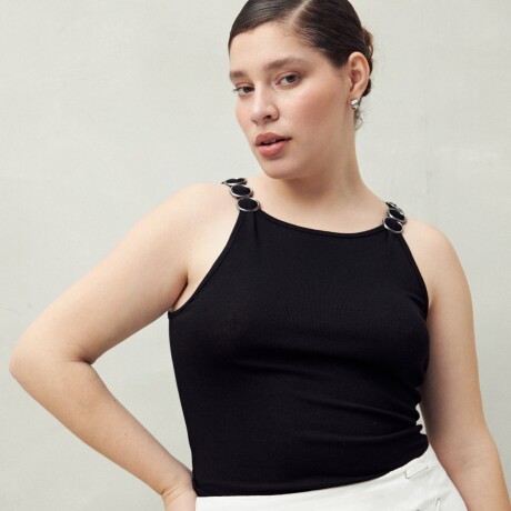 TOP LUCREACIA Negro