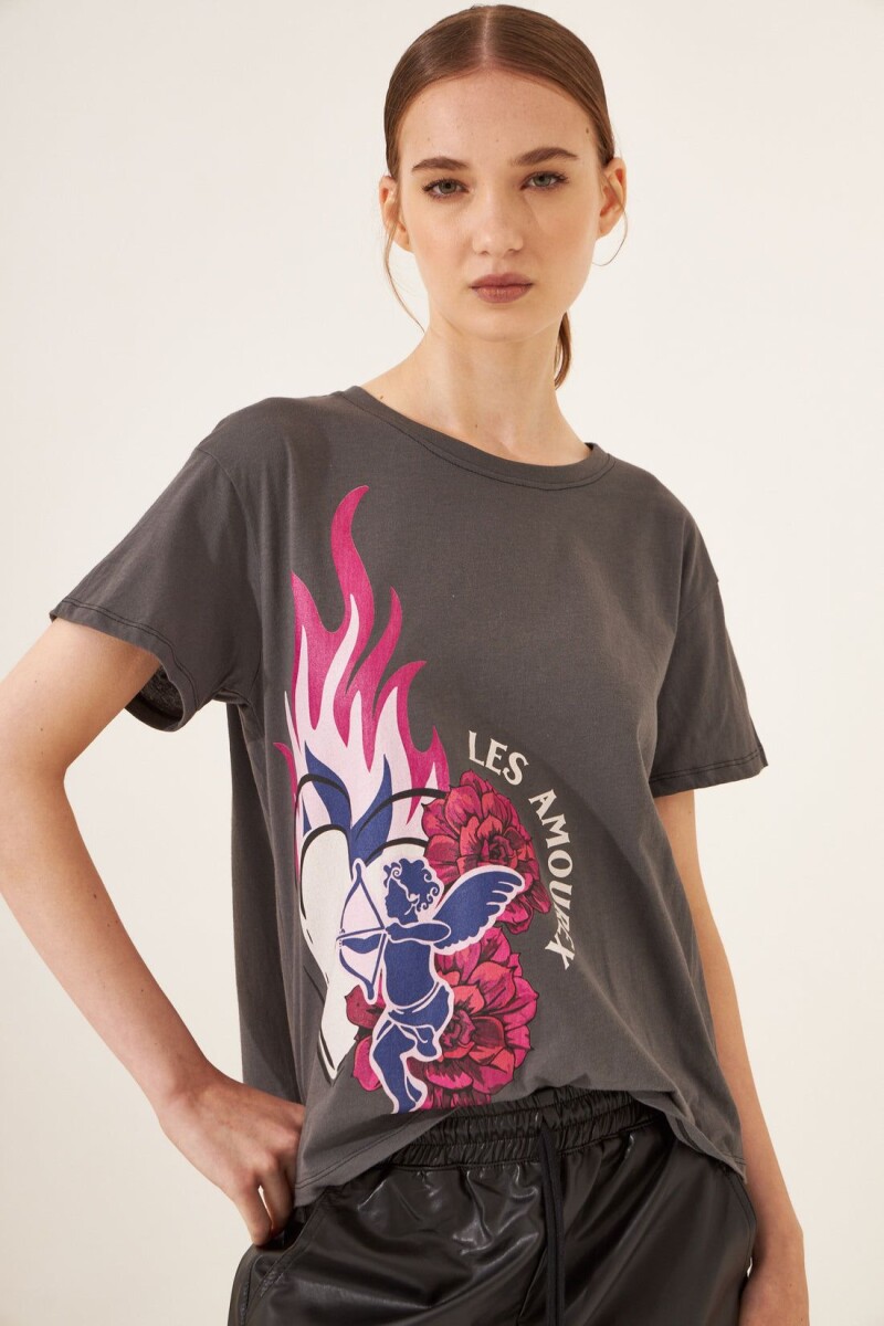 REMERA AMOUREUX - GRIS 