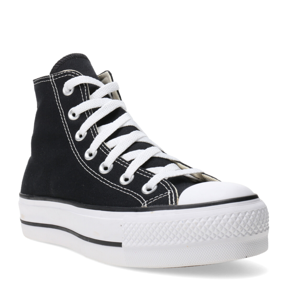 Championes Unisex Converse Chuck Taylor All Star Hi - Negro - Blanco 