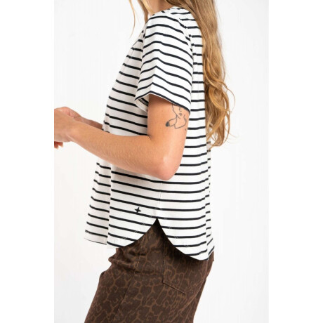 Remera Algodón A Rayas Nacar