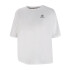 T-SHIRT MC WMN TRNG LOOSE azul stone BLANCO