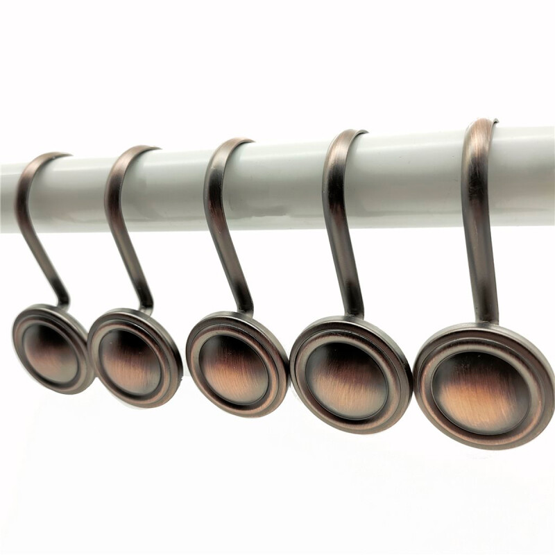 Set x12 ganchos para cortina. boton S/C
