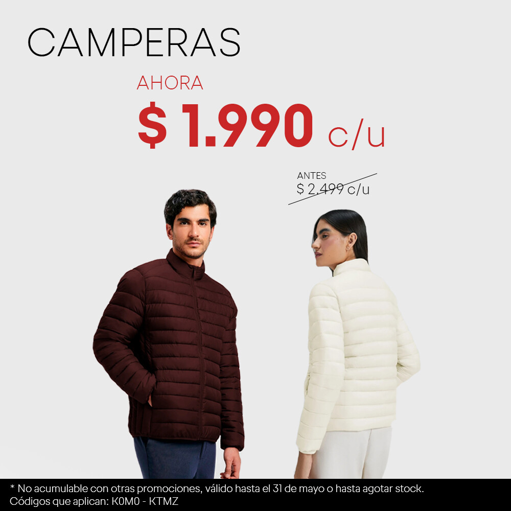 PROMO CAMPERAS ADULTO