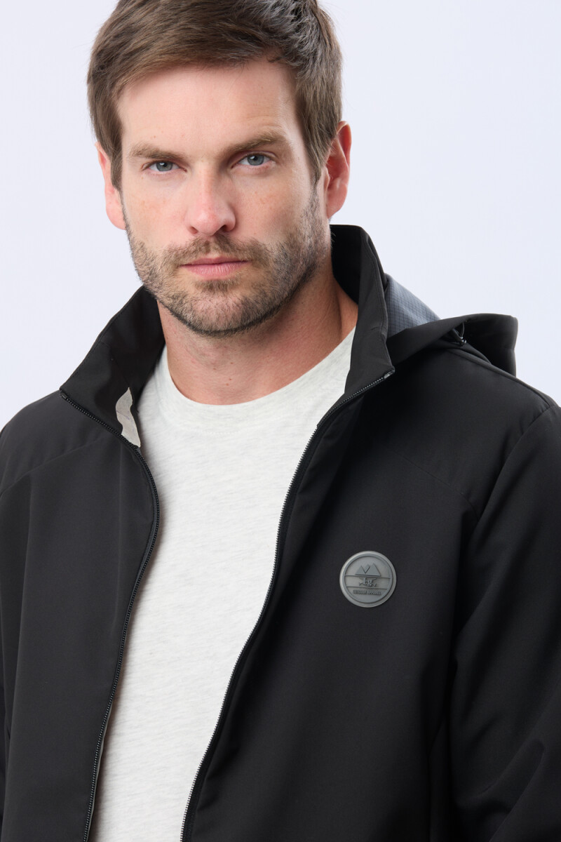 CAMPERA CAPUCHA DESMONTABLE - Negro 