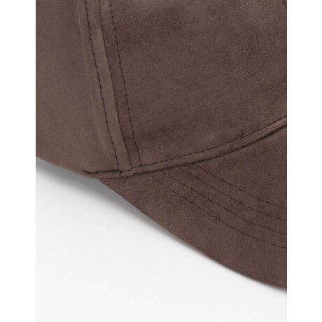 Gorra De Gamuza Chocolate Marron Chocolate