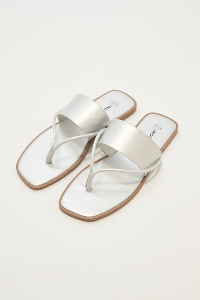 Sandalia Cittela - Plateado 