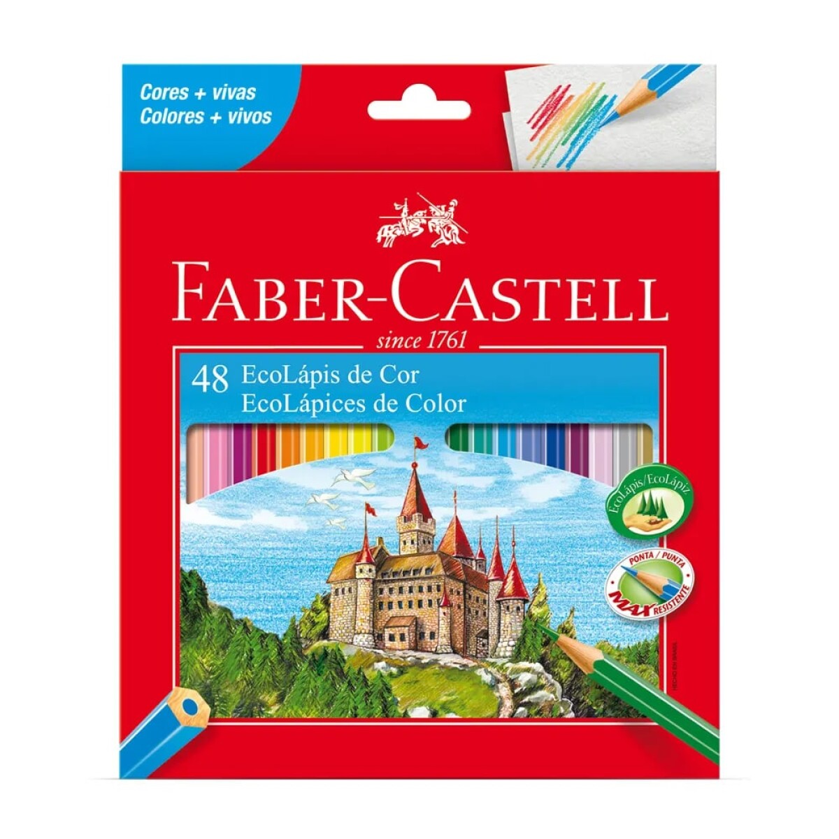 Lapices de Colores Hexagonal Faber-Castell x 48 