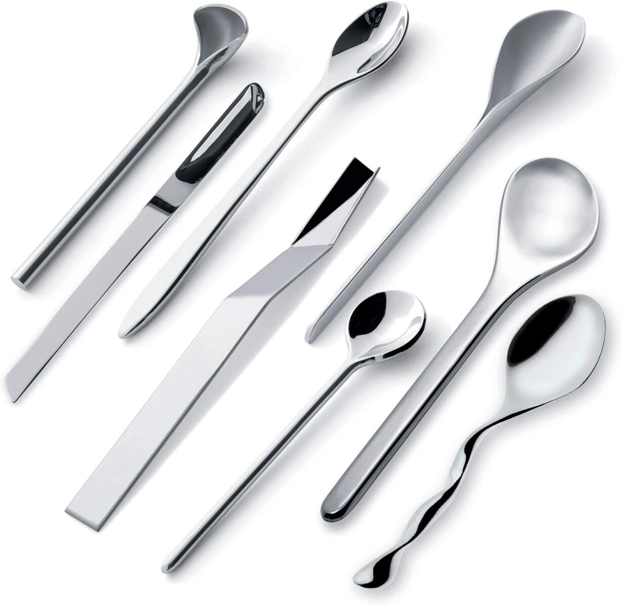 ALESSI MOKA SET 8 CUCHARAS PARA CAFE 