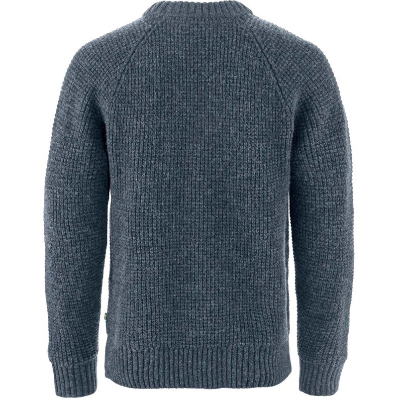 Polo Fjallraven Ovik Waffle Knit M Hombre Navy