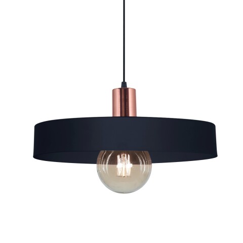COLGANTE 1L BALCARCE NEGRO Y COBRE COLGANTE 1L BALCARCE NEGRO Y COBRE