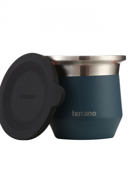 Set Acero 1LT. Mate Flap Petróleo