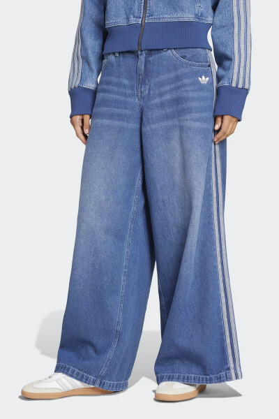 DENIM WIDE PANT Azul