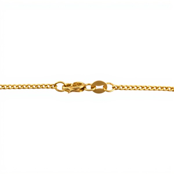 Cadena oro barbada fina-Oro 18k -Sin Piedra-CD9503 sinpiedra