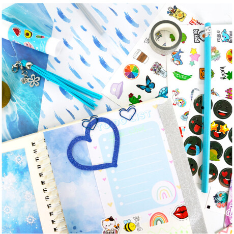 Set De Papelería Infantil Love Colors Rosa