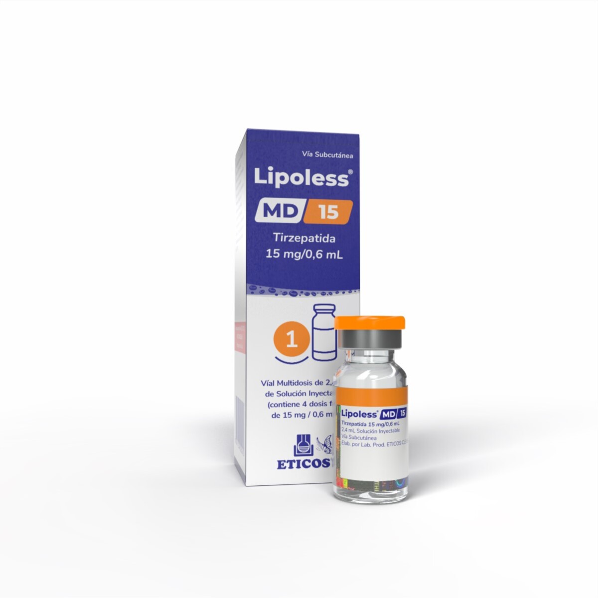 LIPOLESS MD 15 MG. 1 FCO VIAL MULTIDOSIS 