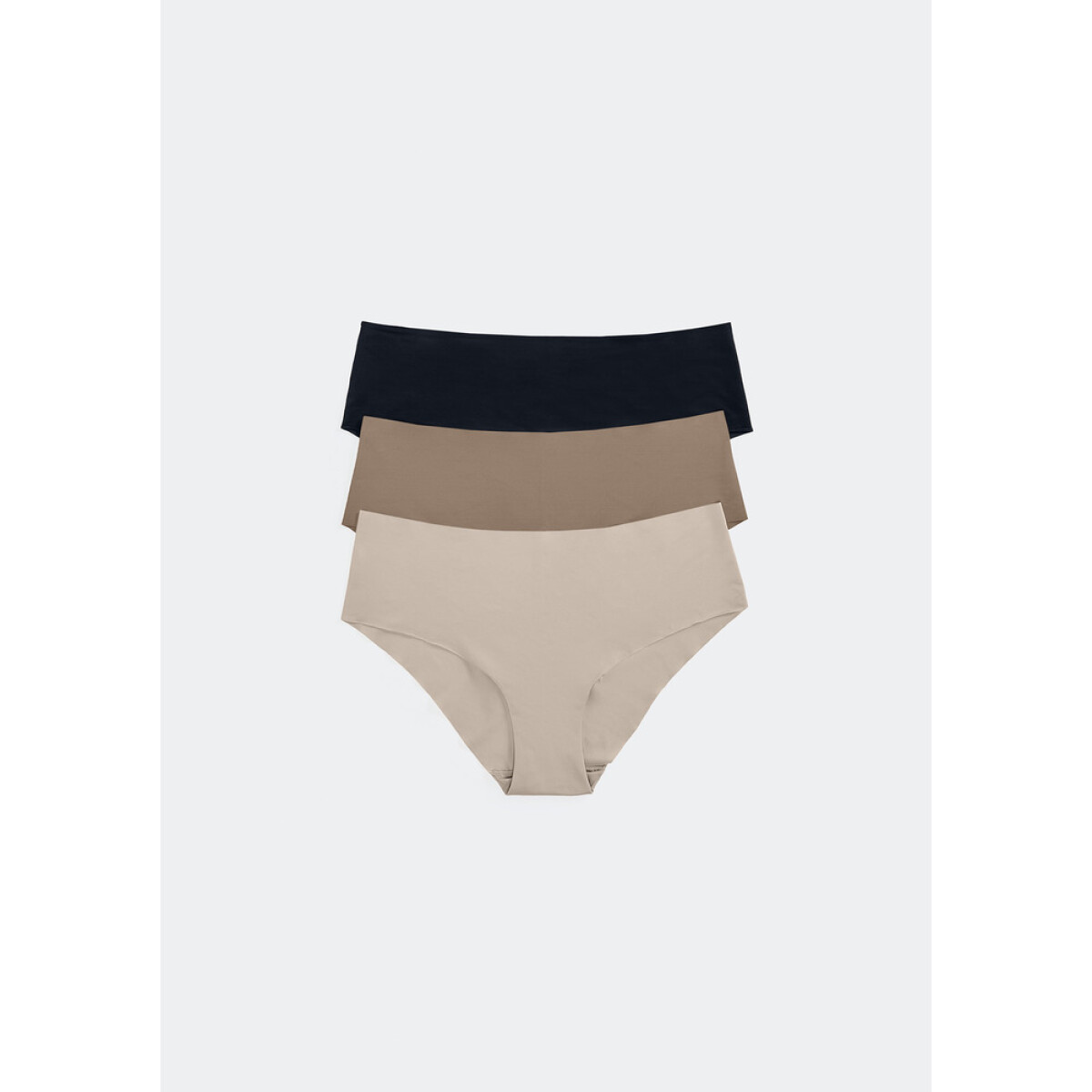 CALCINHA FEM - PRETO/BEGE/CAPUCCINO 