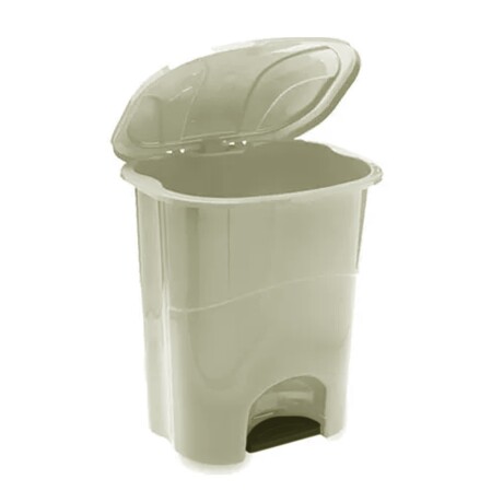 Tacho Papelera Con Pedal 10 Litros Paramount Beige