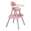 Silla de comer Bebesit Baby Desk 3 en 1 Rosa