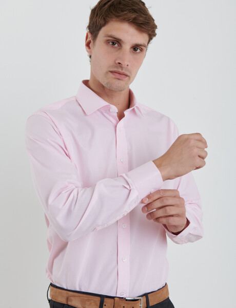 011683 CAMISA VESTIR HARRINGTON LABEL Rosado Medio