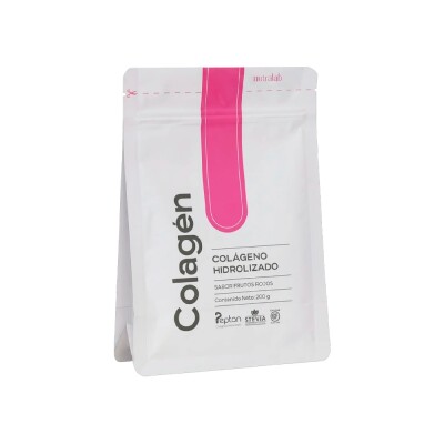 Colágeno Hidrolizado Frutos Rojos 200 g Nutralab Colageno Promofarma 200g